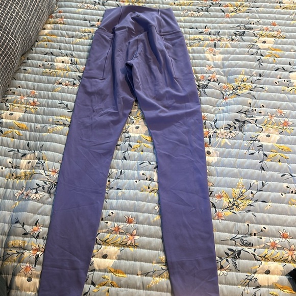 Athleta Salutation Stash Pocket II 7/8 Tight Tempest Violet Purple - Picture 5 of 9